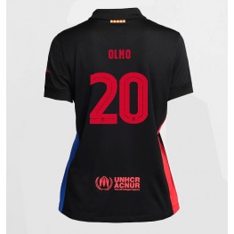 Barcelona Dani Olmo #20 Uit tenue Dames 2024-25 Korte Mouw