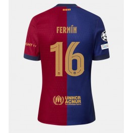 Barcelona Fermin Lopez #16 Thuis tenue 2024-25 Korte Mouw