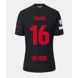 Barcelona Fermin Lopez #16 Uit tenue 2024-25 Korte Mouw