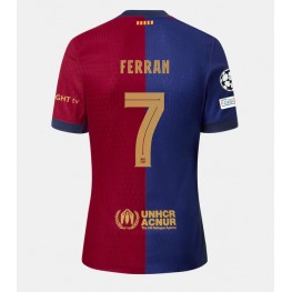 Barcelona Ferran Torres #7 Thuis tenue 2024-25 Korte Mouw