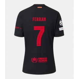 Barcelona Ferran Torres #7 Uit tenue 2024-25 Korte Mouw