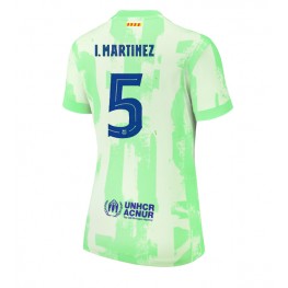 Barcelona Inigo Martinez #5 Derde tenue Dames 2024-25 Korte Mouw