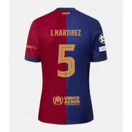 Barcelona Inigo Martinez #5 Thuis tenue 2024-25 Korte Mouw