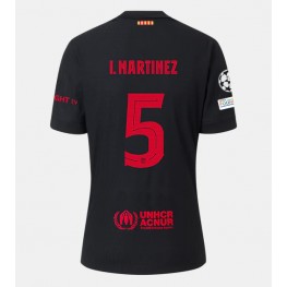 Barcelona Inigo Martinez #5 Uit tenue 2024-25 Korte Mouw