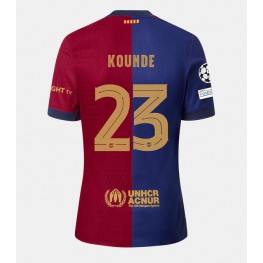 Barcelona Jules Kounde #23 Thuis tenue 2024-25 Korte Mouw