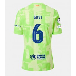 Barcelona Paez Gavi #6 Derde tenue 2024-25 Korte Mouw