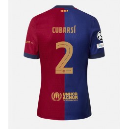 Barcelona Pau Cubarsi #2 Thuis tenue 2024-25 Korte Mouw