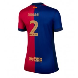 Barcelona Pau Cubarsi #2 Thuis tenue Dames 2024-25 Korte Mouw