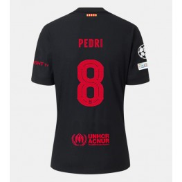 Barcelona Pedri Gonzalez #8 Uit tenue 2024-25 Korte Mouw