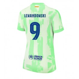 Barcelona Robert Lewandowski #9 Derde tenue Dames 2024-25 Korte Mouw