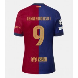 Barcelona Robert Lewandowski #9 Thuis tenue 2024-25 Korte Mouw