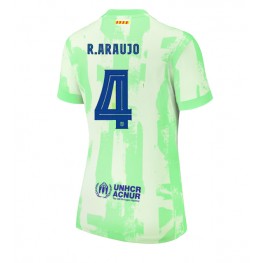 Barcelona Ronald Araujo #4 Derde tenue Dames 2024-25 Korte Mouw