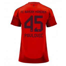 Bayern Munich Aleksandar Pavlovic #45 Thuis tenue Dames 2024-25 Korte Mouw