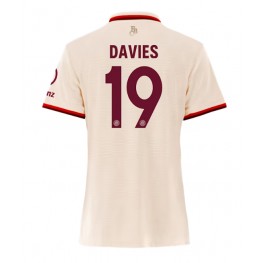 Bayern Munich Alphonso Davies #19 Derde tenue Dames 2024-25 Korte Mouw