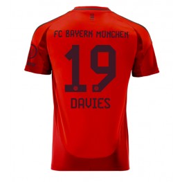 Bayern Munich Alphonso Davies #19 Thuis tenue 2024-25 Korte Mouw