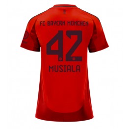 Bayern Munich Jamal Musiala #42 Thuis tenue Dames 2024-25 Korte Mouw