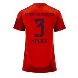 Bayern Munich Kim Min-jae #3 Thuis tenue Dames 2024-25 Korte Mouw