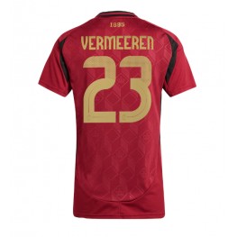 België Arthur Vermeeren #23 Thuis tenue Dames EK 2024 Korte Mouw