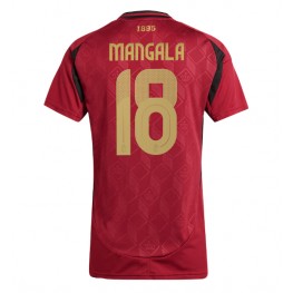 België Orel Mangala #18 Thuis tenue Dames EK 2024 Korte Mouw