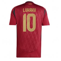 België Romelu Lukaku #10 Thuis tenue EK 2024 Korte Mouw