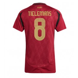 België Youri Tielemans #8 Thuis tenue Dames EK 2024 Korte Mouw