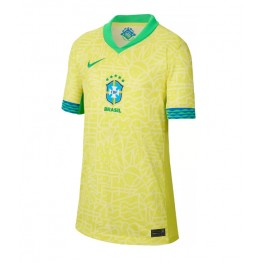 Brazilië Thuis tenue Dames Copa America 2024 Korte Mouw