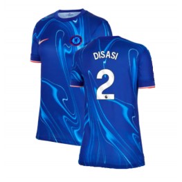 Chelsea Axel Disasi #2 Thuis tenue Dames 2024-25 Korte Mouw