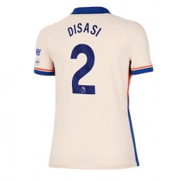 Chelsea Axel Disasi #2 Uit tenue Dames 2024-25 Korte Mouw