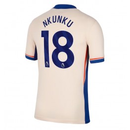 Chelsea Christopher Nkunku #18 Uit tenue 2024-25 Korte Mouw