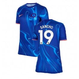 Chelsea Jadon Sancho #19 Thuis tenue Dames 2024-25 Korte Mouw