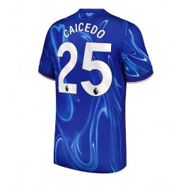 Chelsea Moises Caicedo #25 Thuis tenue 2024-25 Korte Mouw