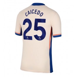 Chelsea Moises Caicedo #25 Uit tenue 2024-25 Korte Mouw