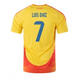 Colombia Luis Diaz #7 Thuis tenue Copa America 2024 Korte Mouw