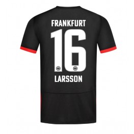 Eintracht Frankfurt Hugo Larsson #16 Uit tenue 2024-25 Korte Mouw