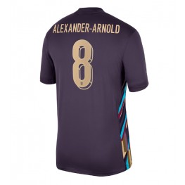 Engeland Alexander-Arnold #8 Uit tenue EK 2024 Korte Mouw