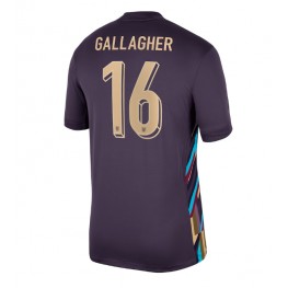 Engeland Conor Gallagher #16 Uit tenue EK 2024 Korte Mouw