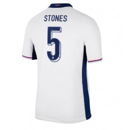 Engeland John Stones #5 Thuis tenue EK 2024 Korte Mouw