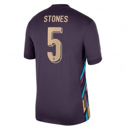 Engeland John Stones #5 Uit tenue EK 2024 Korte Mouw