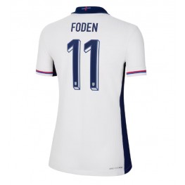 Engeland Phil Foden #11 Thuis tenue Dames EK 2024 Korte Mouw