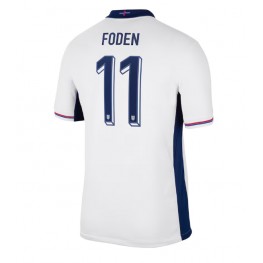 Engeland Phil Foden #11 Thuis tenue EK 2024 Korte Mouw