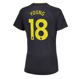 Everton Ashley Young #18 Uit tenue Dames 2024-25 Korte Mouw