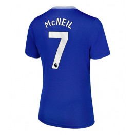 Everton Dwight McNeil #7 Thuis tenue Dames 2024-25 Korte Mouw