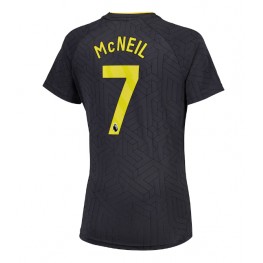 Everton Dwight McNeil #7 Uit tenue Dames 2024-25 Korte Mouw