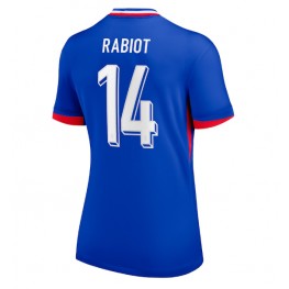 Frankrijk Adrien Rabiot #14 Thuis tenue Dames EK 2024 Korte Mouw