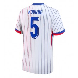 Frankrijk Jules Kounde #5 Uit tenue EK 2024 Korte Mouw