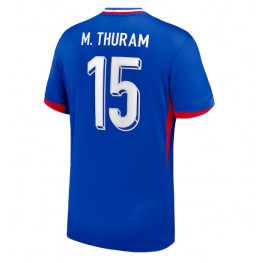 Frankrijk Marcus Thuram #15 Thuis tenue EK 2024 Korte Mouw