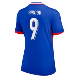 Frankrijk Olivier Giroud #9 Thuis tenue Dames EK 2024 Korte Mouw