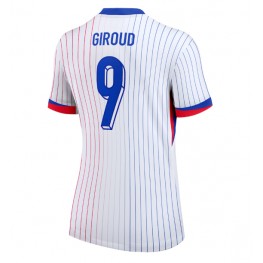 Frankrijk Olivier Giroud #9 Uit tenue Dames EK 2024 Korte Mouw