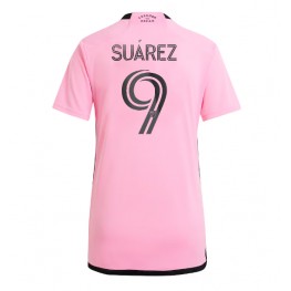 Inter Miami Luis Suarez #9 Thuis tenue Dames 2024-25 Korte Mouw