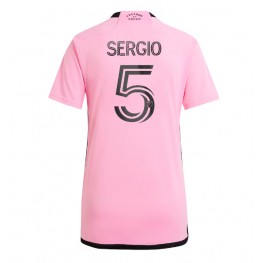 Inter Miami Sergio Busquets #5 Thuis tenue Dames 2024-25 Korte Mouw